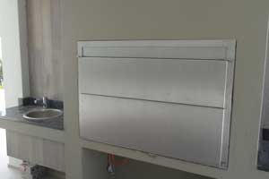 Stainless steel gas insert